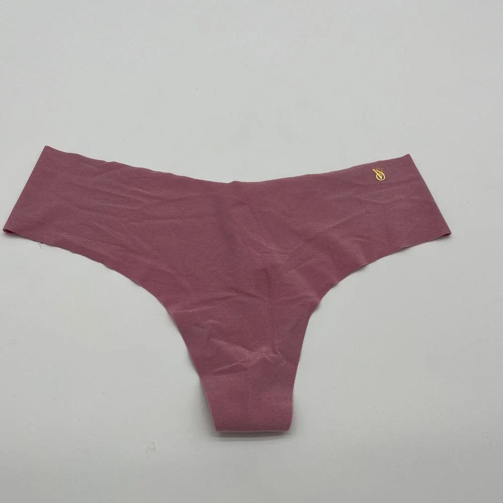 Victorias Secret Seamless No Show Thong Panty Mauve Pink 11263757 M